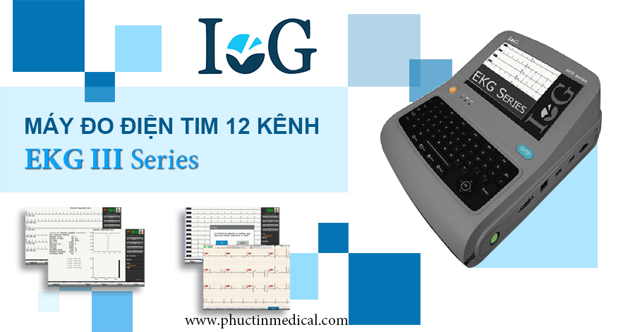 Máy đo điện tim 12 kênh EKG III - IG Medical Đức