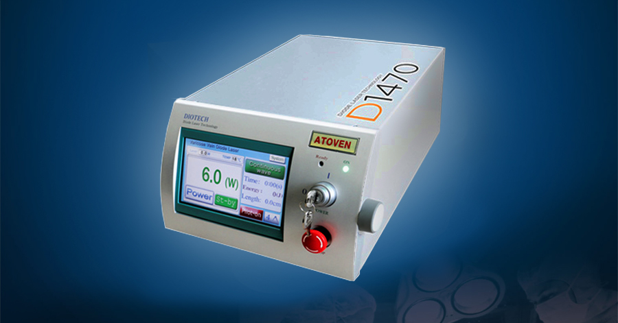 Máy điều trị suy tĩnh mạch chi dưới bằng Laser nội tĩnh mạch ATOVEN 147nm Diode Laser 1